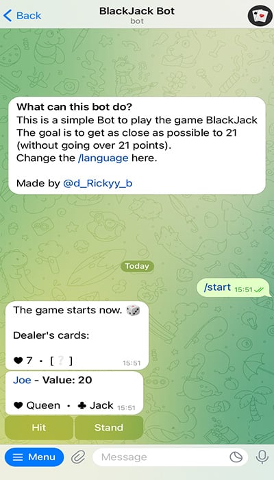 Blackjack Bot