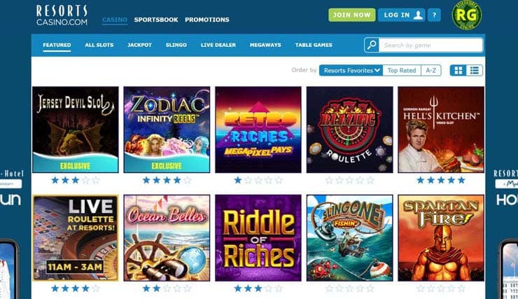 Resorts Online Casino download the new