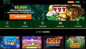 WIld Casino best online casino california