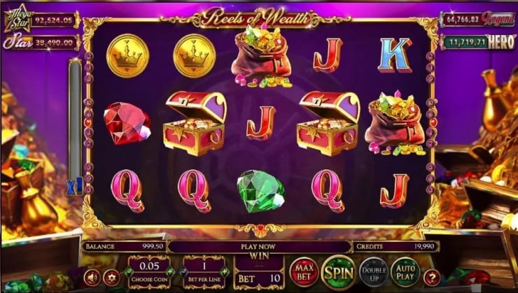 Reels of Wealth Slot gameplay