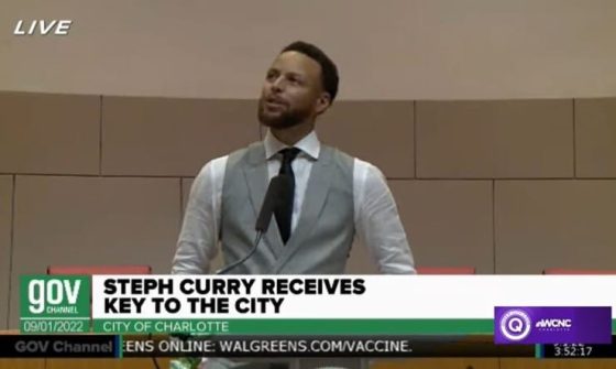 Stephen Curry: "If I played for a team not named Warriors, it would be Hornets"