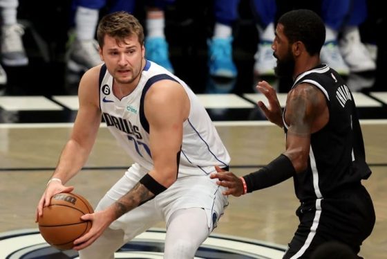 WATCH Nets fan throws cup of ice at Mavericks Luka Doncic