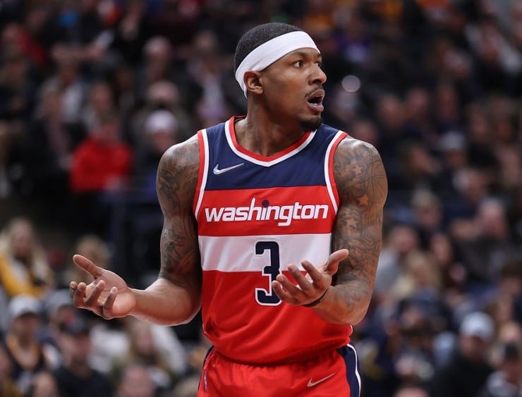 Wizards Guard Bradley Beal Out 'At Least A Week' With Hamstring Strain -  Blazer's Edge