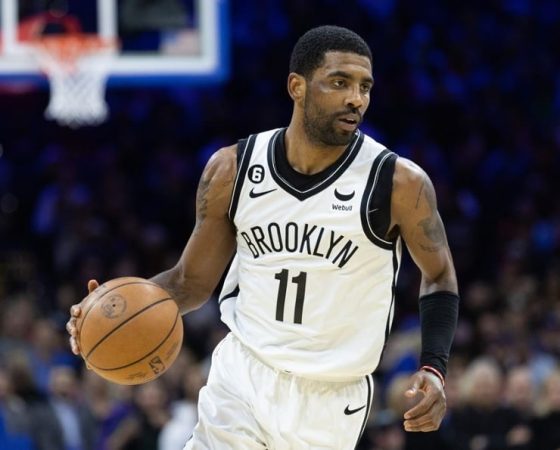 Kyrie Irving is the first Nets player with 30 points, five assists in five straight games in a single NBA season