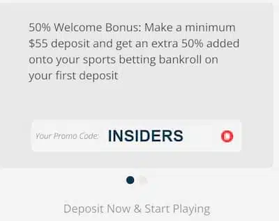 BetOnline promocodes form