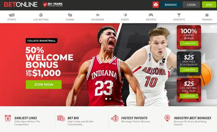 BetOnline Sportsbook - March Madness Elite Eight Online Gambling