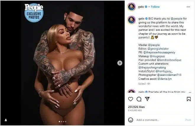 Hornets LiAngelo Ball expecting first child with girlfriend Nikki Mudarris 