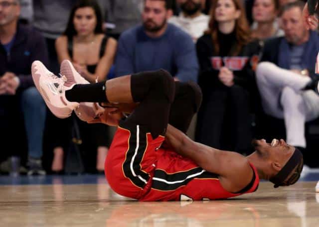 Heat Begin 'waiting Game' On Jimmy Butler After He Sprained Ankle In ...