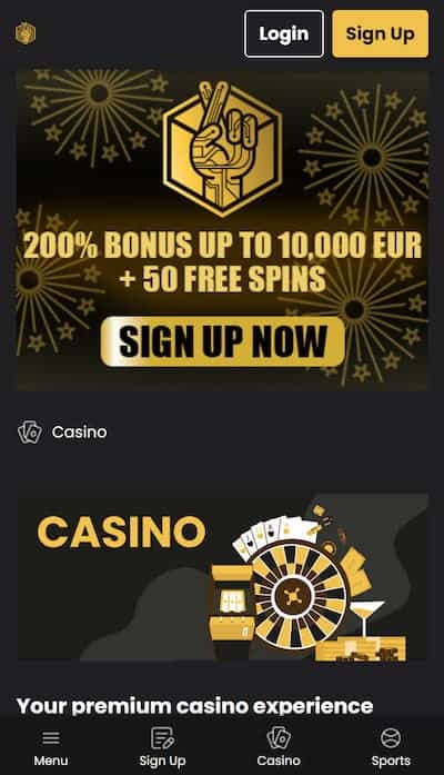 LuckyBlock Bitcoin Casino App