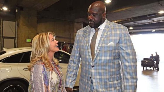 Jeanie Buss and Shaq pic