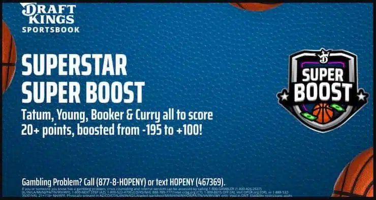 NBA odds boost