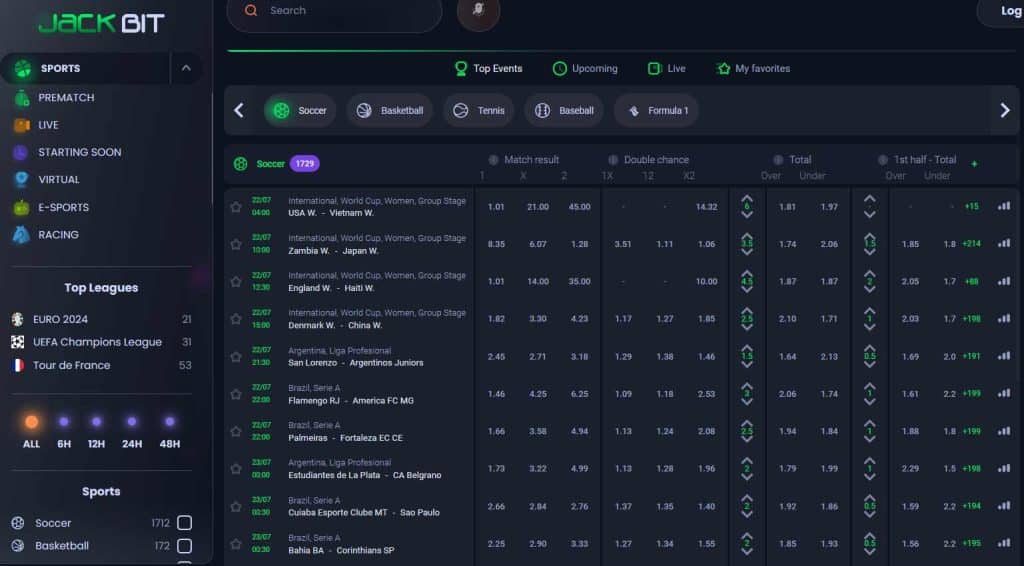 JackBit crypto sportsbook