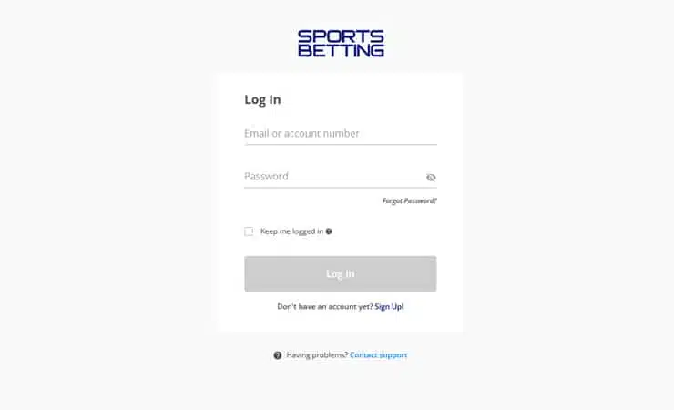 SportsBetting Login