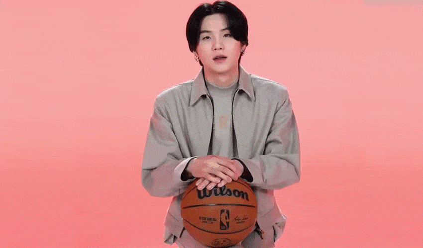 NBA Ambassador and BTS star SUGA collaborates with Mitchell & Ness on new  NBA apparel collection
