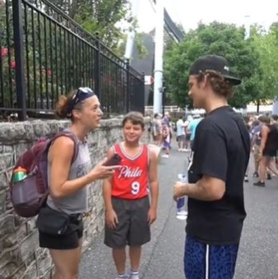 WATCH Mac McClung spots kid wearing his jersey, fan doesn't recognize NBA player Philadelphia 76ers