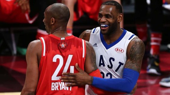 Kobe Bryant, Western Conference All-Star Team. LeBron James, Eastern Conference All-Star Team.