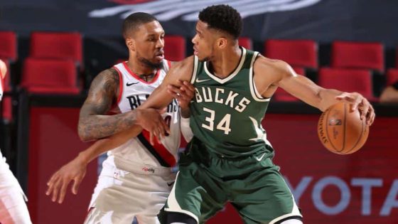 Damian Lillard and Giannis Antetokounmpo 092723