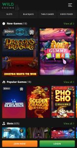 Wild Casino Android Casino Apps