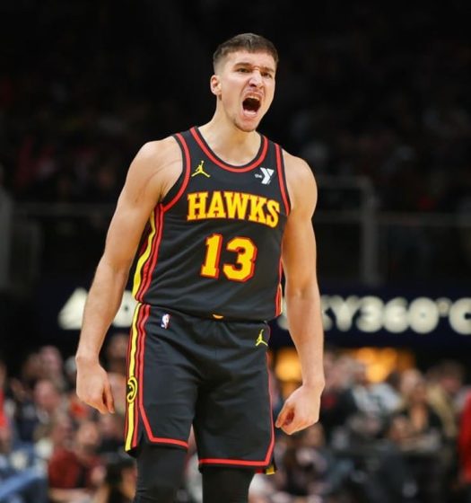 Bogdan Bogdanovic first Atlanta Hawks player to record 40+ points, 10+ 3-pointers in a game NBA