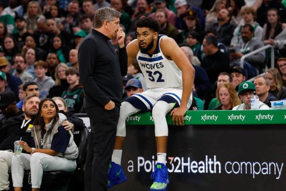 Chris Finch & Karl-Anthony Towns, Minnesota Timberwolves.