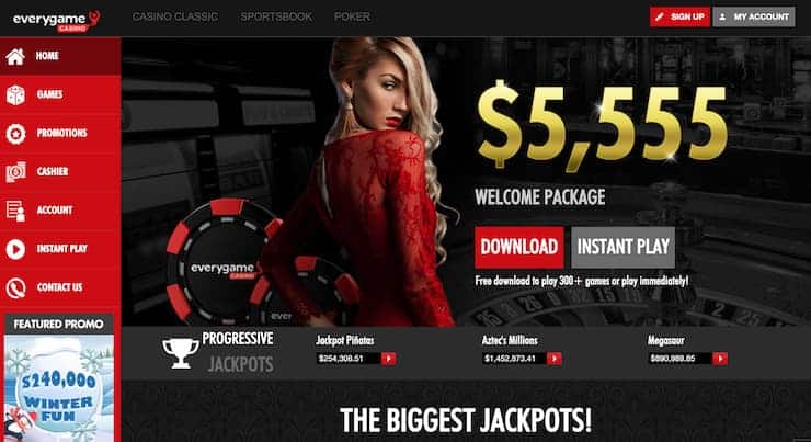 Everygame homepage - Best online roulette casinos 