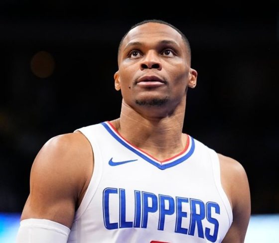 Los Angeles Clippers Russell Westbrook joins LeBron James as only NBA players with 25K+ points, 8K+rebounds, & 9K+ assists