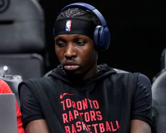 Toronto Raptors Chris Boucher suffered a partial MCL tear against Trail Blazers