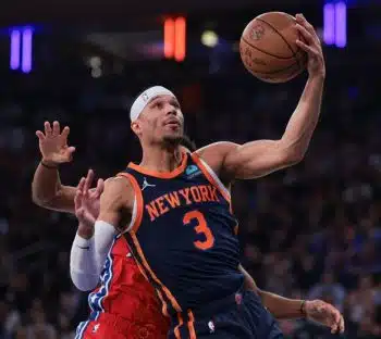 Josh Hart 1st Knicks Player With 40+ Points, 25+ Rebounds Over 2 Playoff Games Since 1970