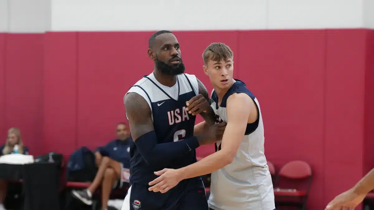 New Duke recruit Cooper Flagg wows NBA stars at Team USA’s training camp