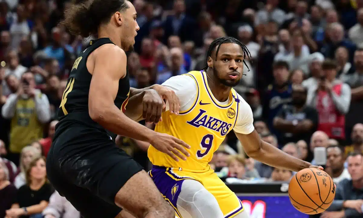 Bronny James reflects on his first-ever NBA buckets