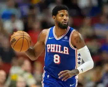 Philadelphia 76ers Paul George Diagnosed With Bone Bruise in Left Knee