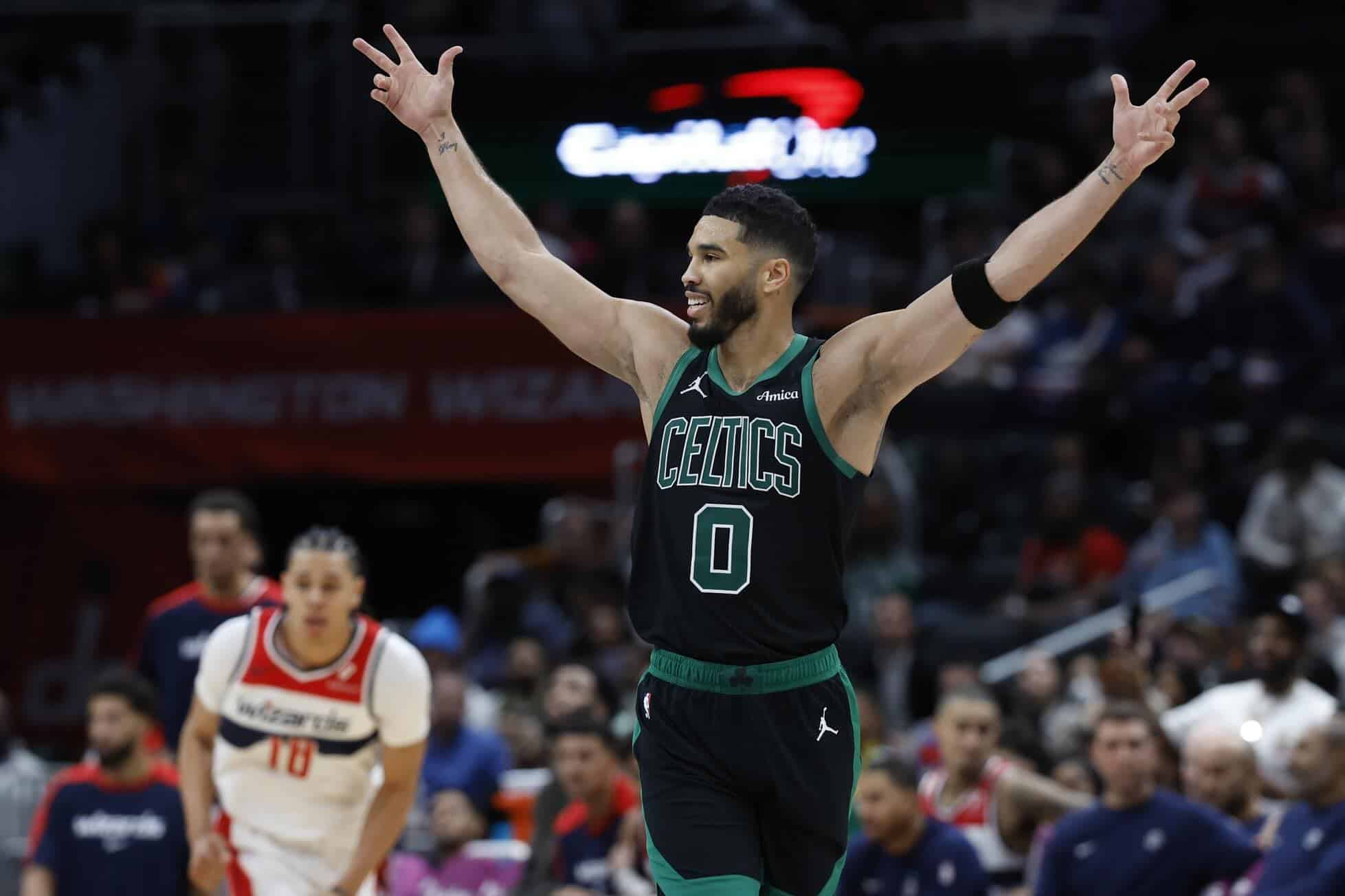 Tatum solidifies MVP case with 25 vs Wizards