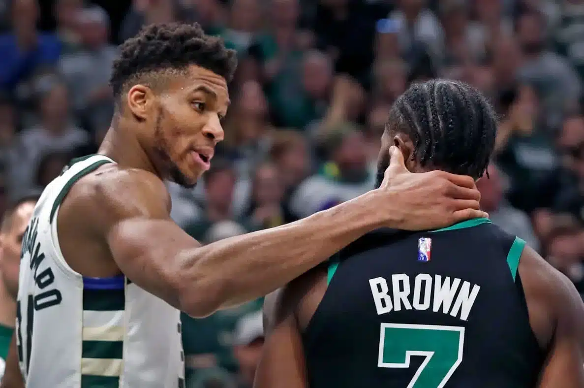 Giannis explains why Jaylen Brown is his pick for current best NBA player