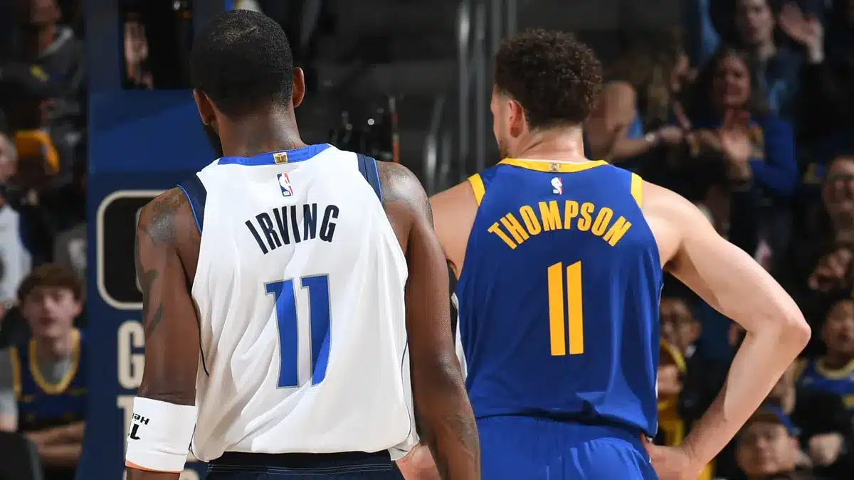 Klay Thompson calls Kyrie Irving ‘one of the best shooters’ he’s played with