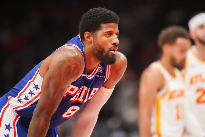 Barring a setback, Paul George will make his Philadelphia 76ers debut on Monday vs. the Suns