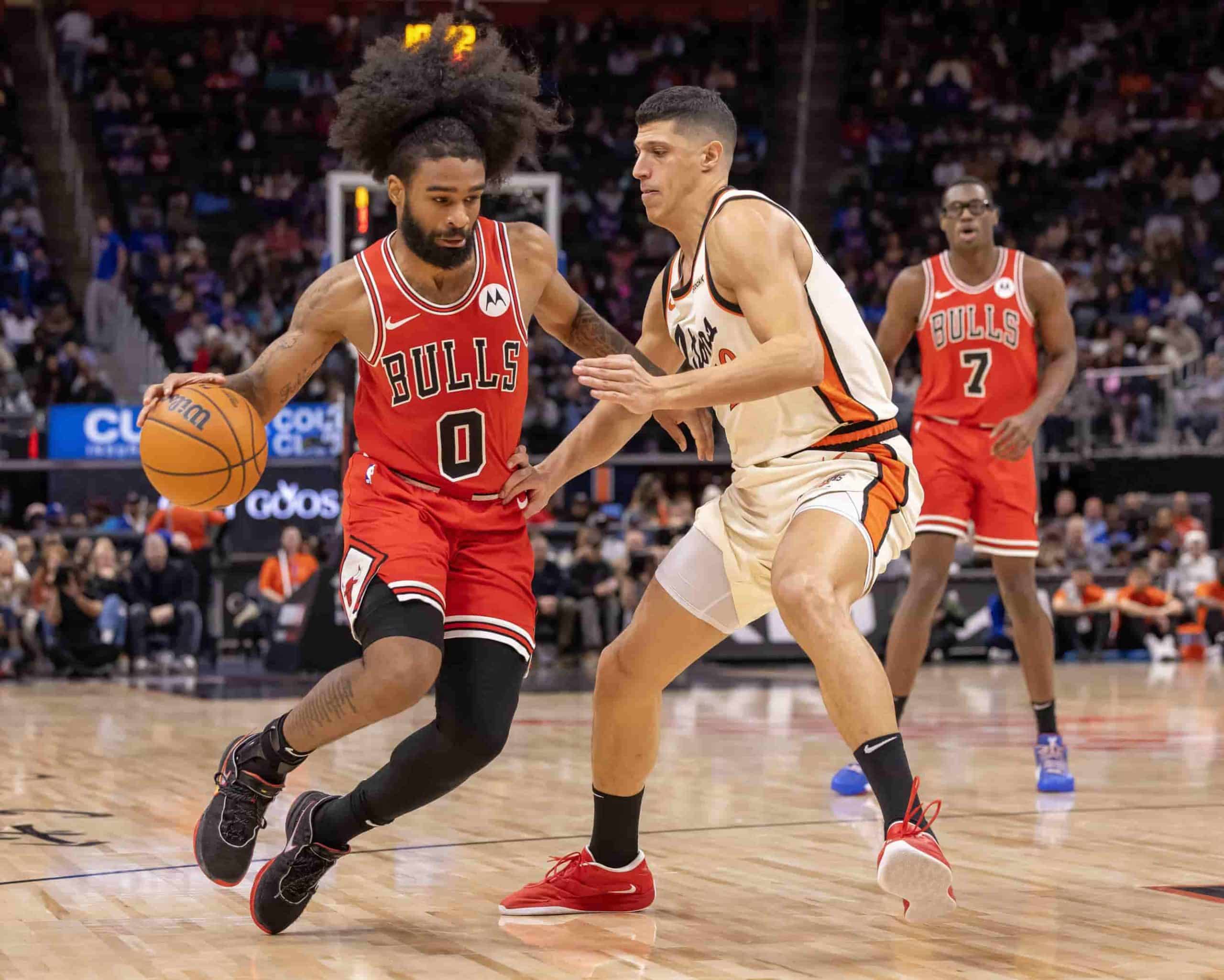 Bulls Trio Zach LaVine, Coby White and Nikola Vucevic Make Franchise History in Win Over Pistons