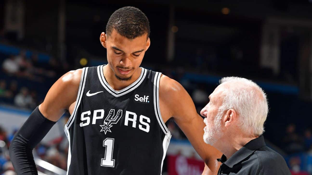 Wembanyama is ’not worried’ about Popovich and expect him back soon