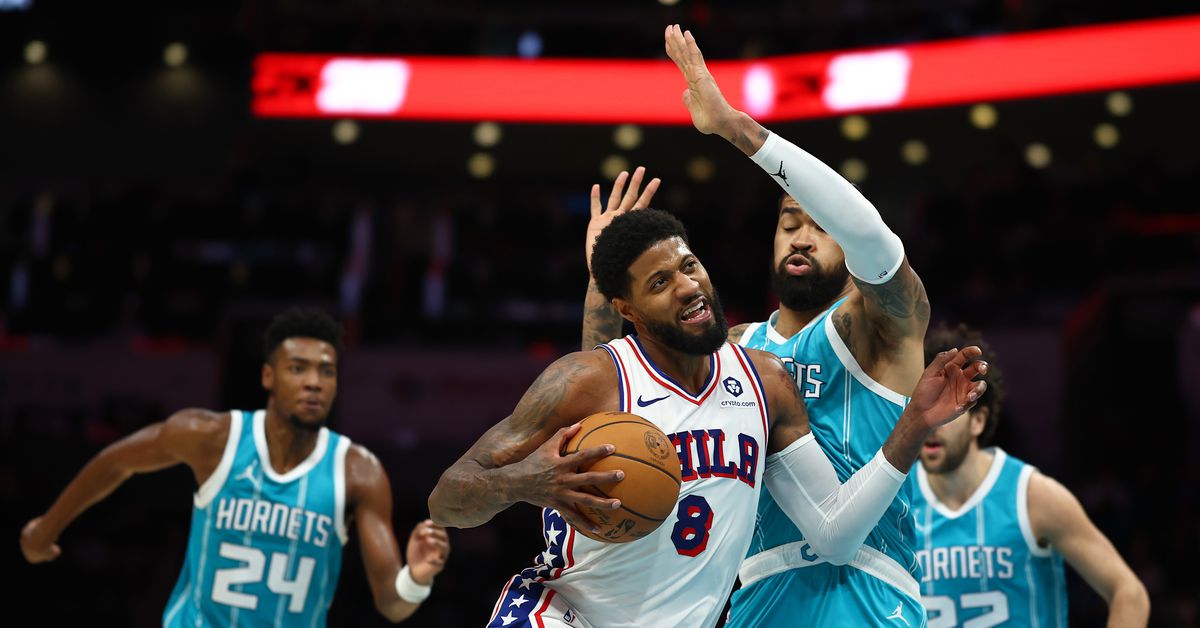 Tyrese Maxey And Paul George Combine For 73 Points As Injury Plagued Sixers Beat Hornets