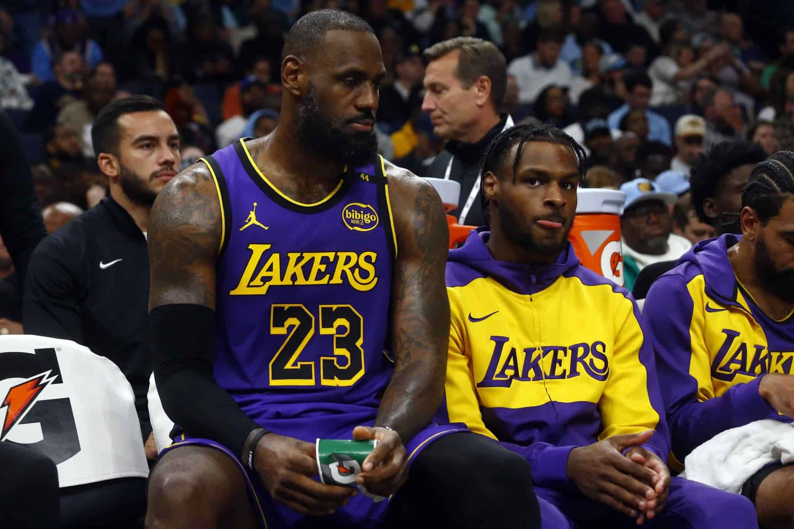 LeBron and Bronny James Opening Night Jerseys Sold For Six-Figures Auction