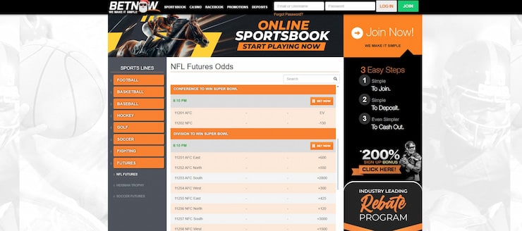 florida sports betting betnow nfl futures on super bowl lix