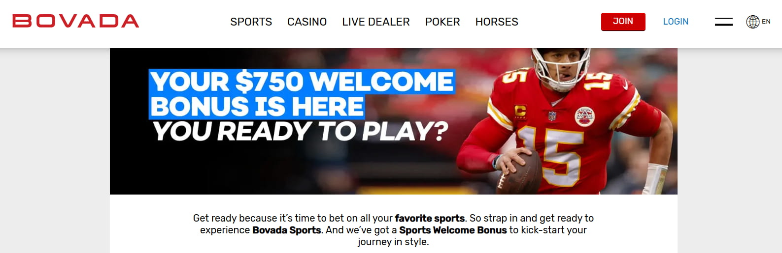 free bets bovada sports bonus offer