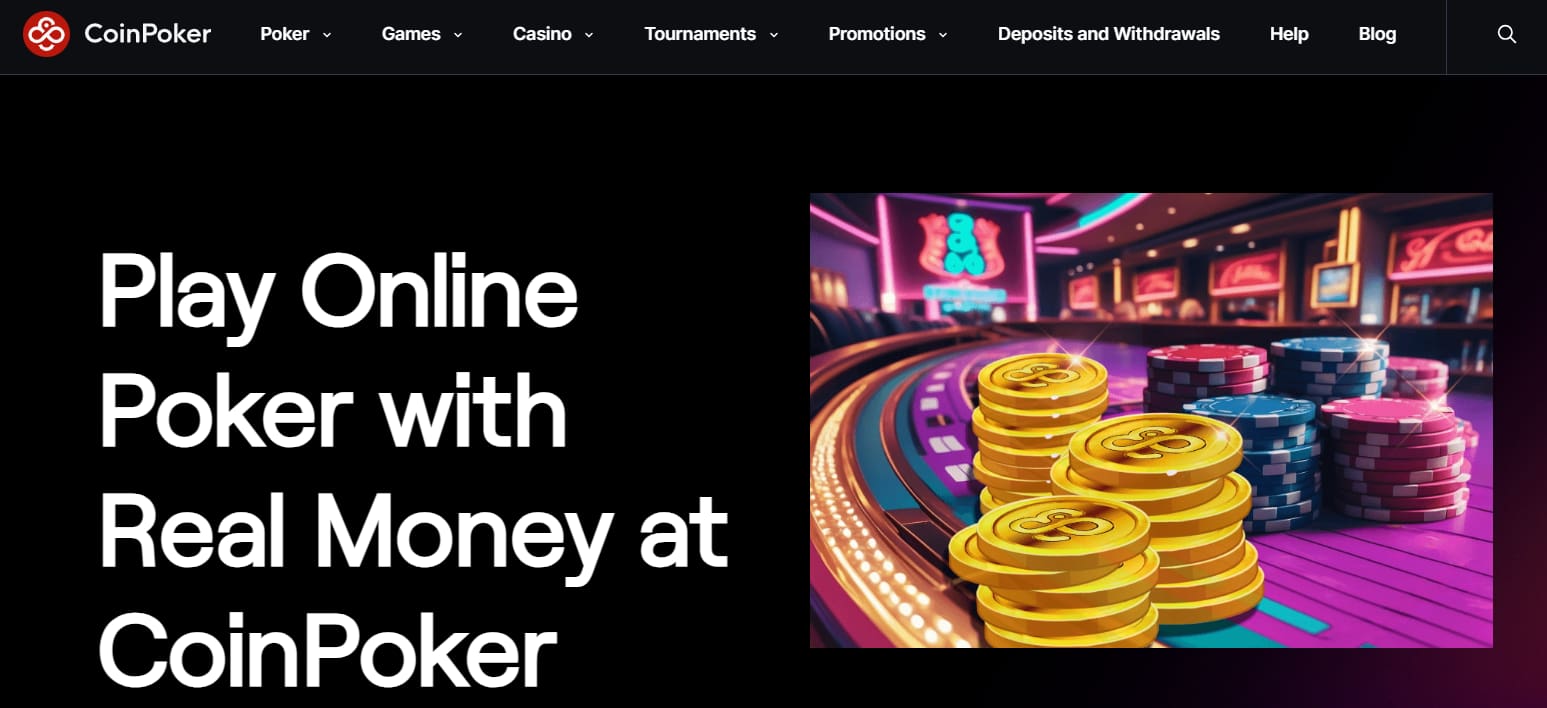 online poker sites coinpoker games 