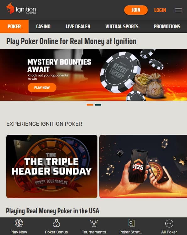 online poker sites ignition mobile poker app