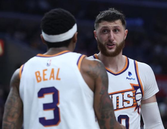 Bradley Beal and Jusuf Nurkic Suns pic