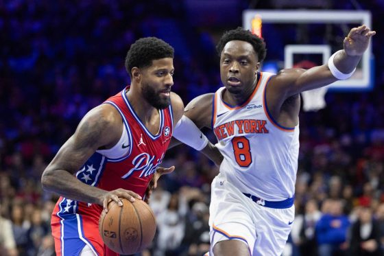 NBA: New York Knicks at Philadelphia 76ers