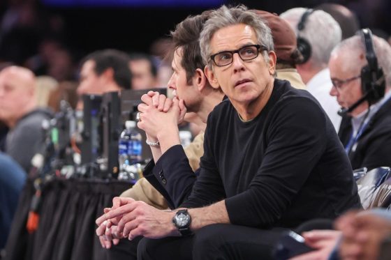 Knicks fan Ben Stiller