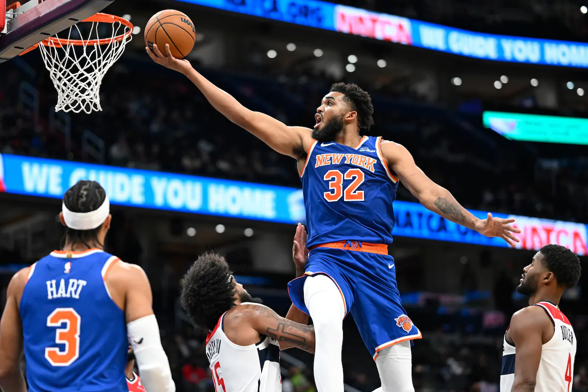 Knicks Extend Winning Streak to Nine Without Jalen Brunson: Karl-Anthony Towns’ Historic Performance Leads the Way