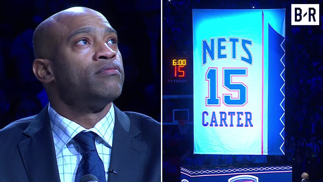 Nets retire Vince Carter’s No. 15 jersey with special ceremony